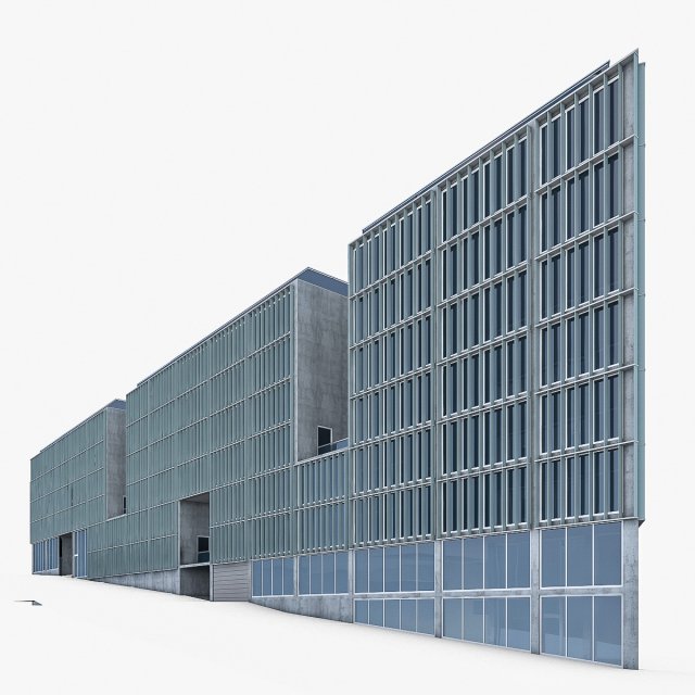 office building 09 3D मॉडल .c4d .max .obj .3ds .fbx .stl .blend 