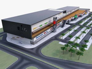 shopping mall 05 3D Model