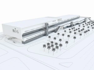 shopping mall 05 3D Model