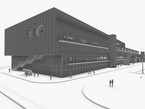 shopping mall 05 3D Model