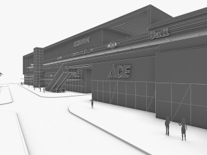 shopping mall 05 3D Model