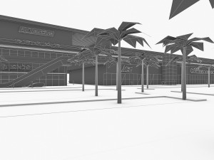 shopping mall 05 3D Model