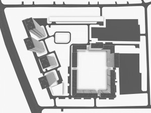 residential complex buildings Modello 3D