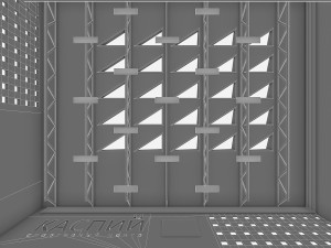gym athletics interior 3D Model