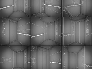 otis elevators collection 3D 모델