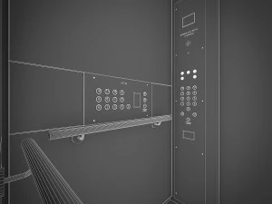 cole&ccedil;&atilde;o de elevadores otis Modelo 3D