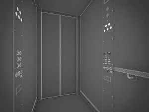 cole&ccedil;&atilde;o de elevadores otis Modelo 3D