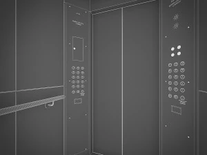 cole&ccedil;&atilde;o de elevadores otis Modelo 3D