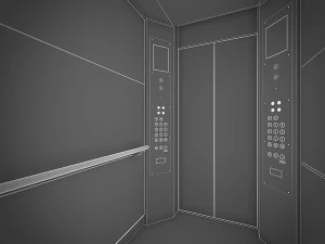 cole&ccedil;&atilde;o de elevadores otis Modelo 3D