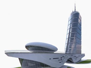 office building 05 3D Model