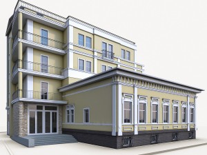 russian residential building 3D Models