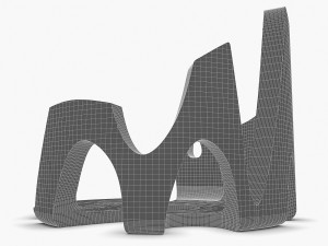 waterfront skyscraper building 3D 모델