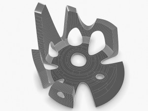 waterfront skyscraper building 3D 모델