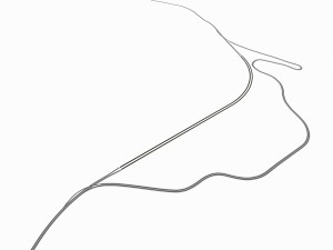 full-lenght tunnel with terrain 3D-Modell