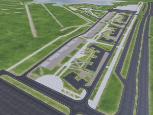 residential area and park 3D Модель