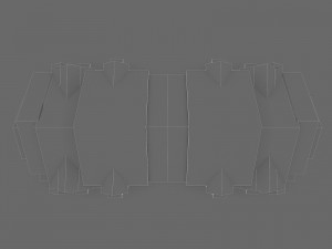 multi-family attached house 3D Model