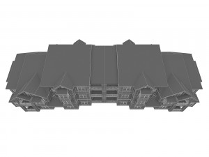multi-family attached house 3D Model