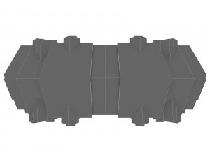 multi-family attached house 3D Model