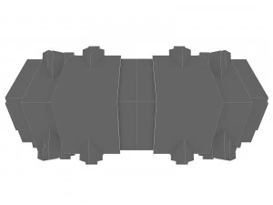 multi-family attached house 3D Model