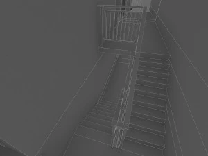 multi-family attached house 3D Model