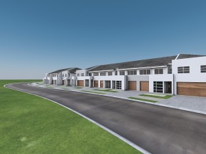 residential area neighborhood houses 3D Модель