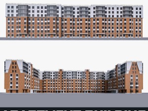residential buiding 3D Model