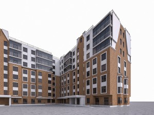 residential buiding Modelo 3D