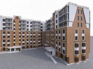 residential buiding 3D Model