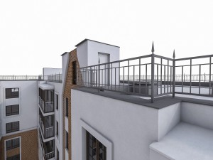 residential buiding Modelo 3D