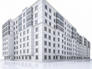residential buiding Modelo 3D