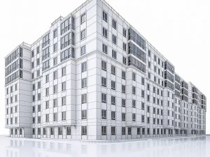 residential buiding 3D Model