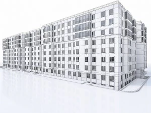 residential buiding 3D Model