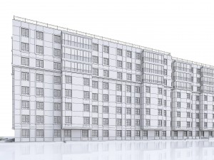 residential buiding Modelo 3D
