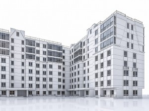 residential buiding Modelo 3D