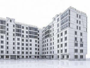 residential buiding 3D Model