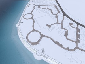 residential urban landscape beach Modelo 3D