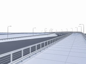residential urban landscape beach 3D Model
