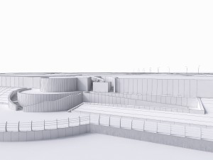 residential urban landscape beach Modelo 3D