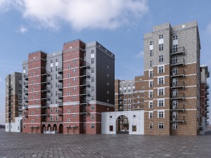 apartment residential building Modelo 3D