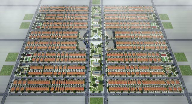 residential urban area district 3D Model .c4d .max .obj .3ds .fbx .stl .blend 