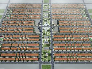 residential urban area district 3D मॉडल