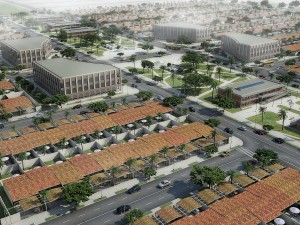 residential urban area district 3D Model