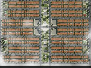residential urban area district 3D Model