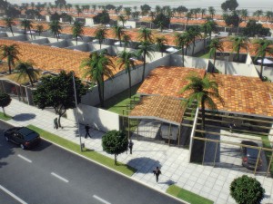 residential urban area district 3D Model