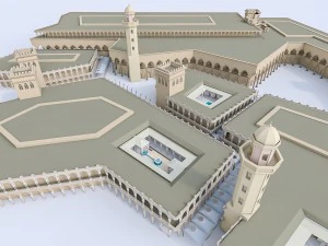 souq bazaar market 3D Model