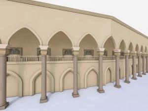 souq bazaar market 3D Model