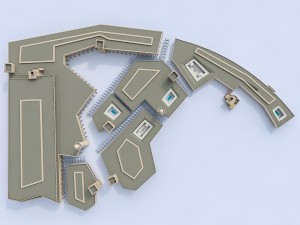 souq bazaar market 3D Modell