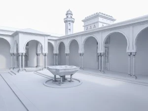 souq bazaar market 3D Model