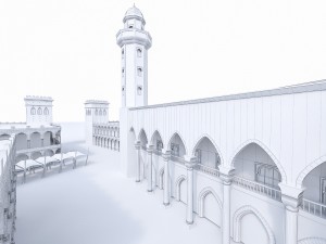 souq bazaar market 3D Modell