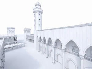 souq bazaar market 3D Model